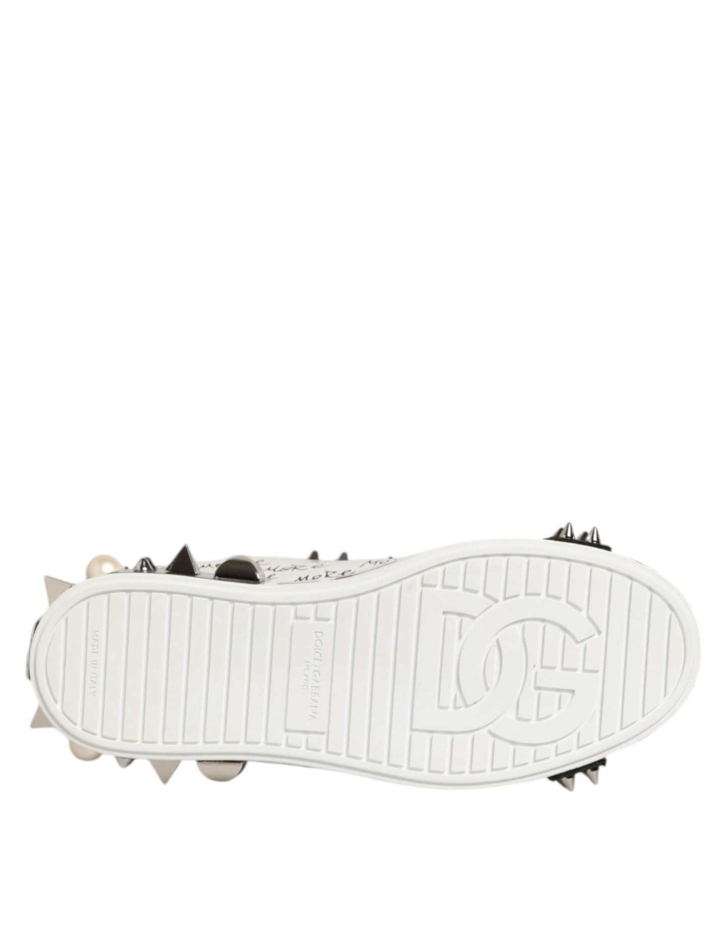 Black White Studded Low Top Sneakers Shoes