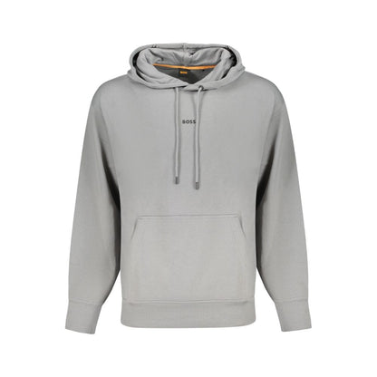 Gray Cotton Men Sweater