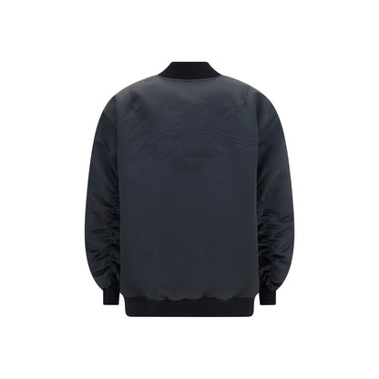 Oversized Jacket with embossed print