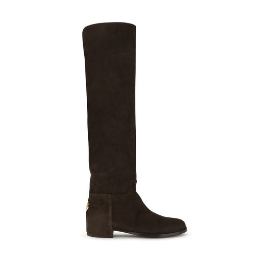 Suede High Boots