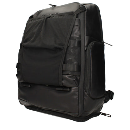 Black Leather Backpacks