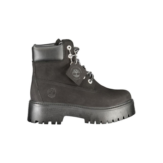 Bota Mujer Piel Negra