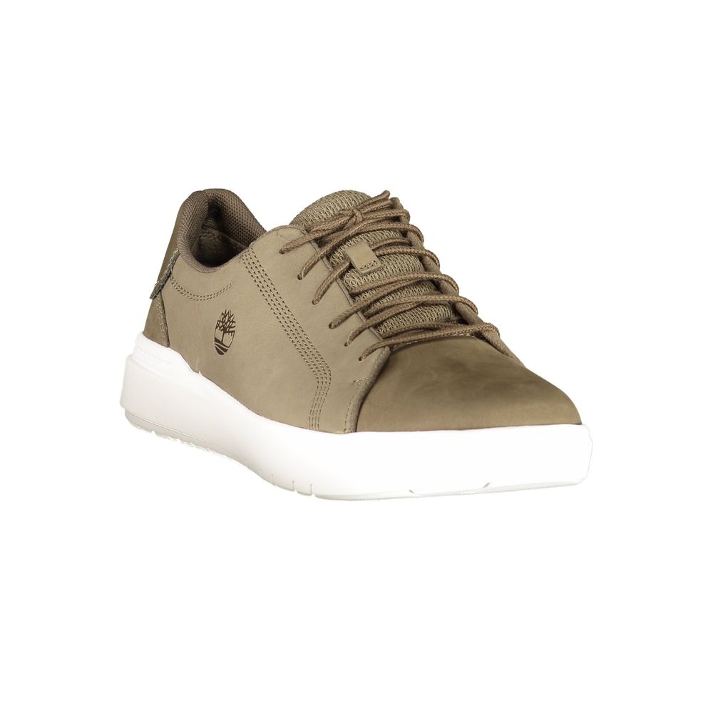 Sneaker Hombre Piel Verde
