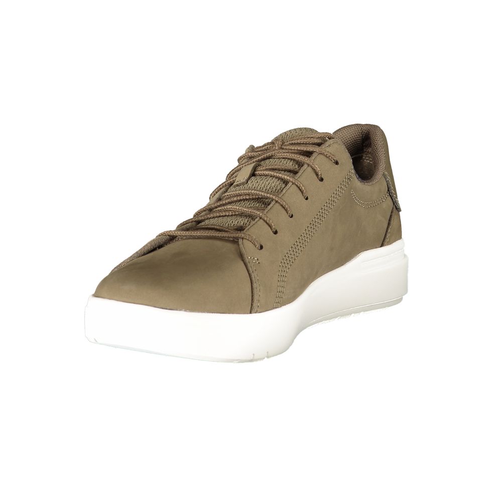 Sneaker Hombre Piel Verde