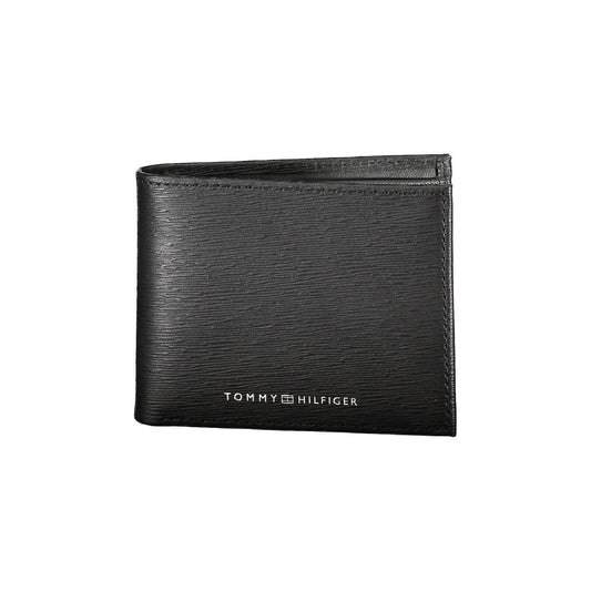 Cartera de piel negra