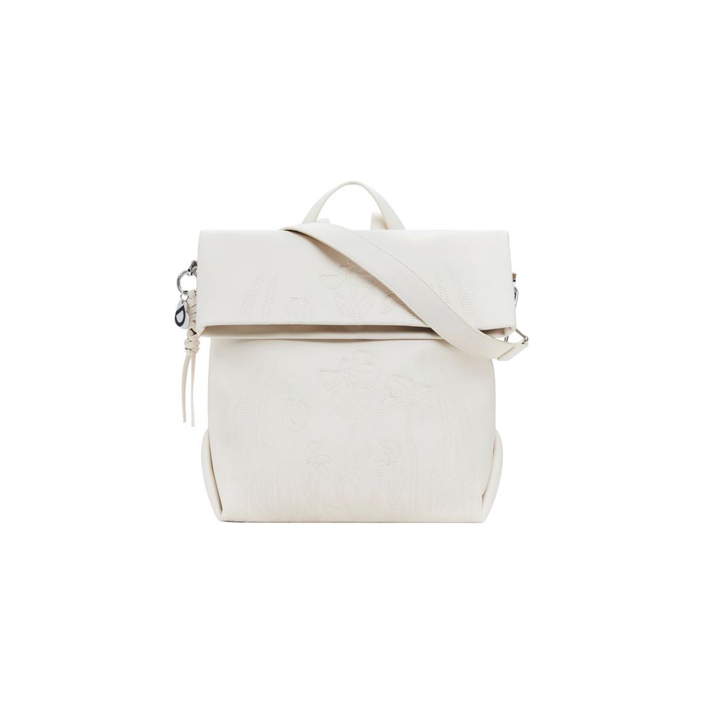 Mochila blanca de polietileno