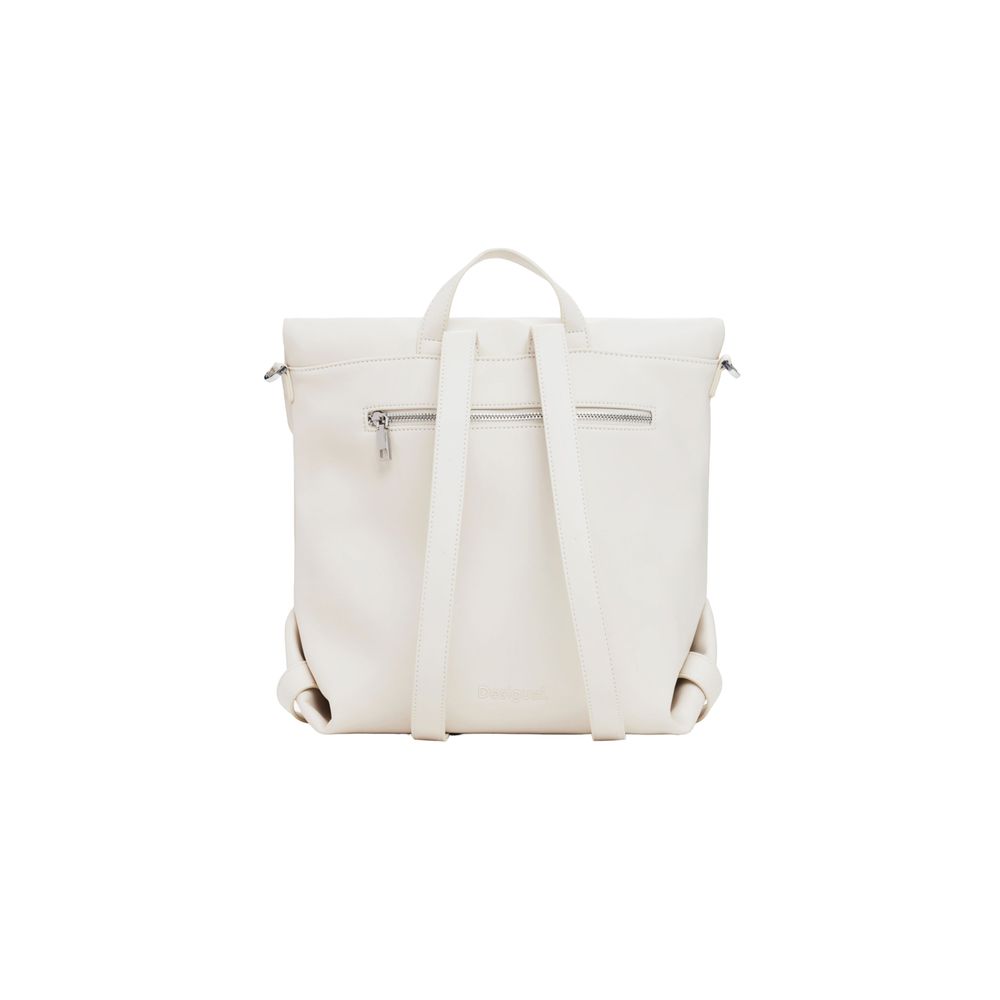 Mochila blanca de polietileno