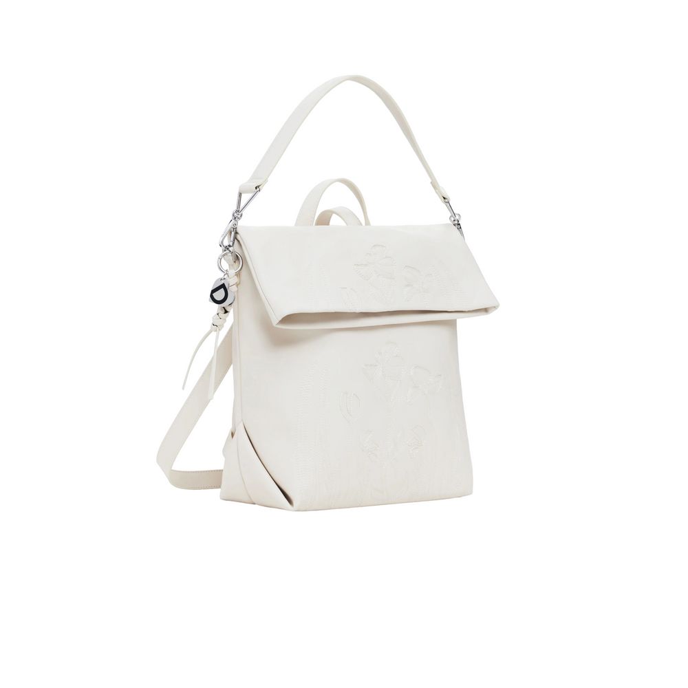 Mochila blanca de polietileno