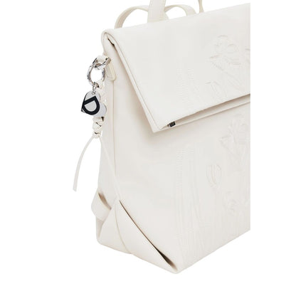 Mochila blanca de polietileno