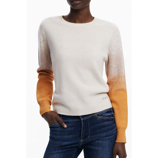 Jersey de lana beige