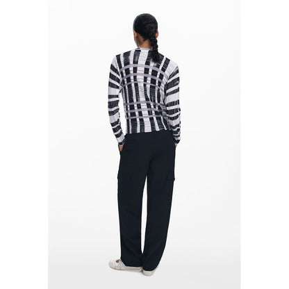 White Viscose Women Sweater