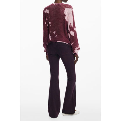 Pink Wool Women Sweater
