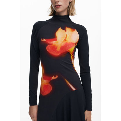 Black Cotton Women Dress