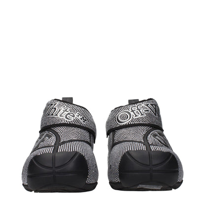 Black Cotton Sneakers