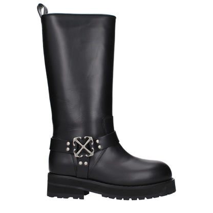 Black Leather Boots