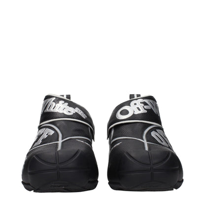 Black Leather High Tops