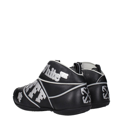 Black Leather High Tops