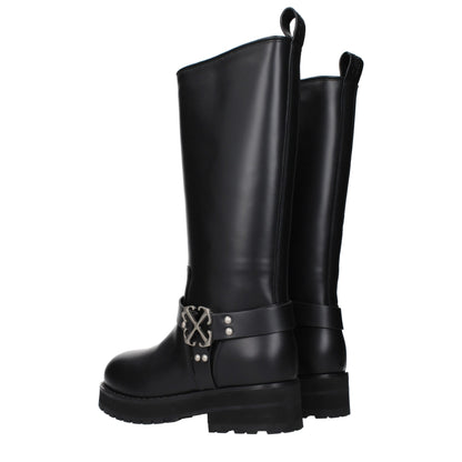 Black Leather Boots