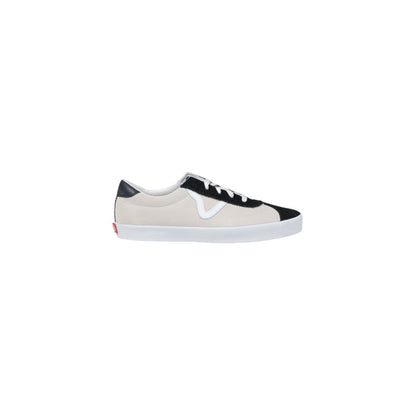 Black And White Suede Leather Sneaker
