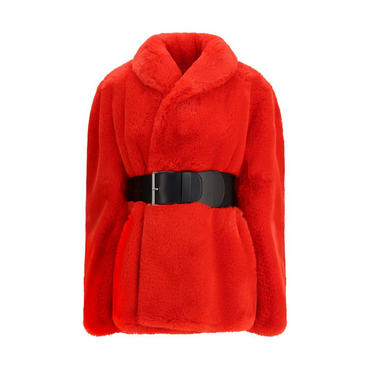 Wrap Faux Fur Coat