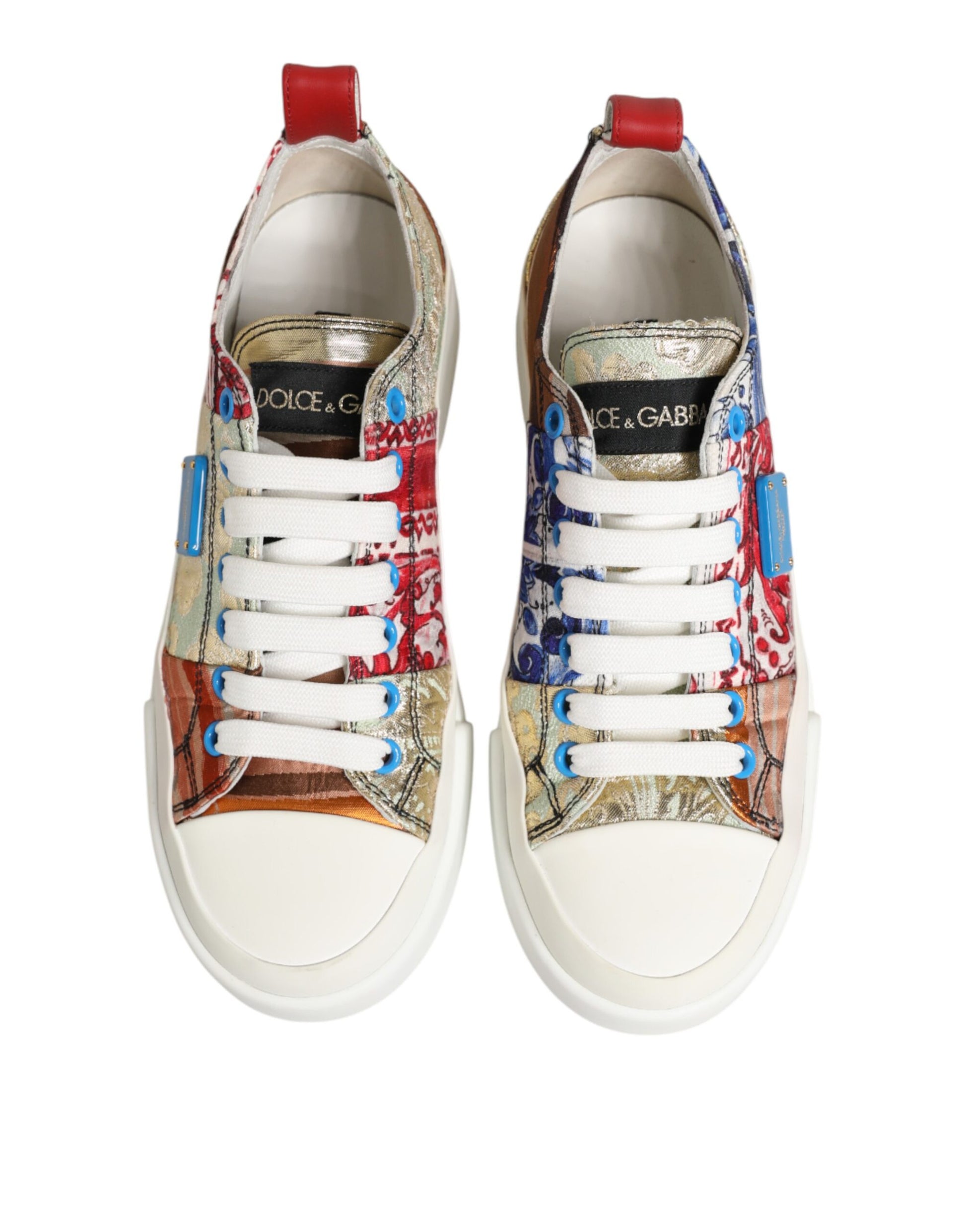 Multicolor Patchwork Low Top Sneakers Shoes