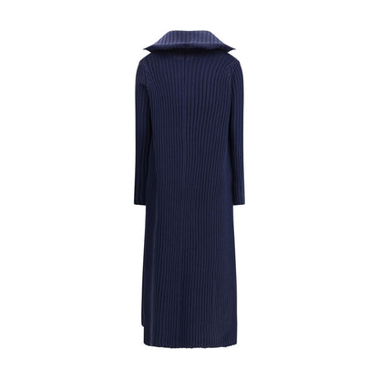 Ribbed Shawl-Collar Cardigan