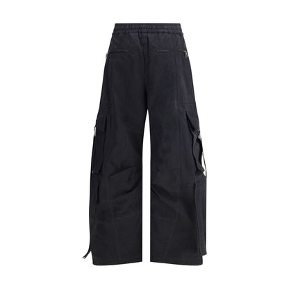Waxed faille cargo Pants