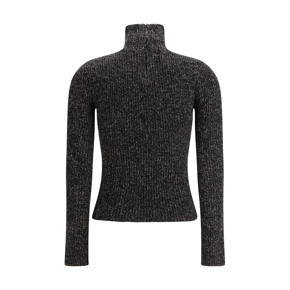 Ribbed long-sleeve T-shirt