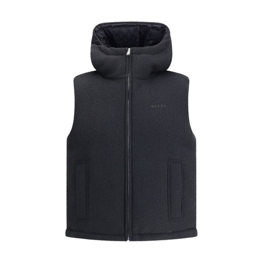 Reversible Bouclé Wool Gilet